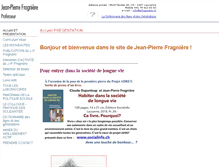 Tablet Screenshot of jpfragniere.ch